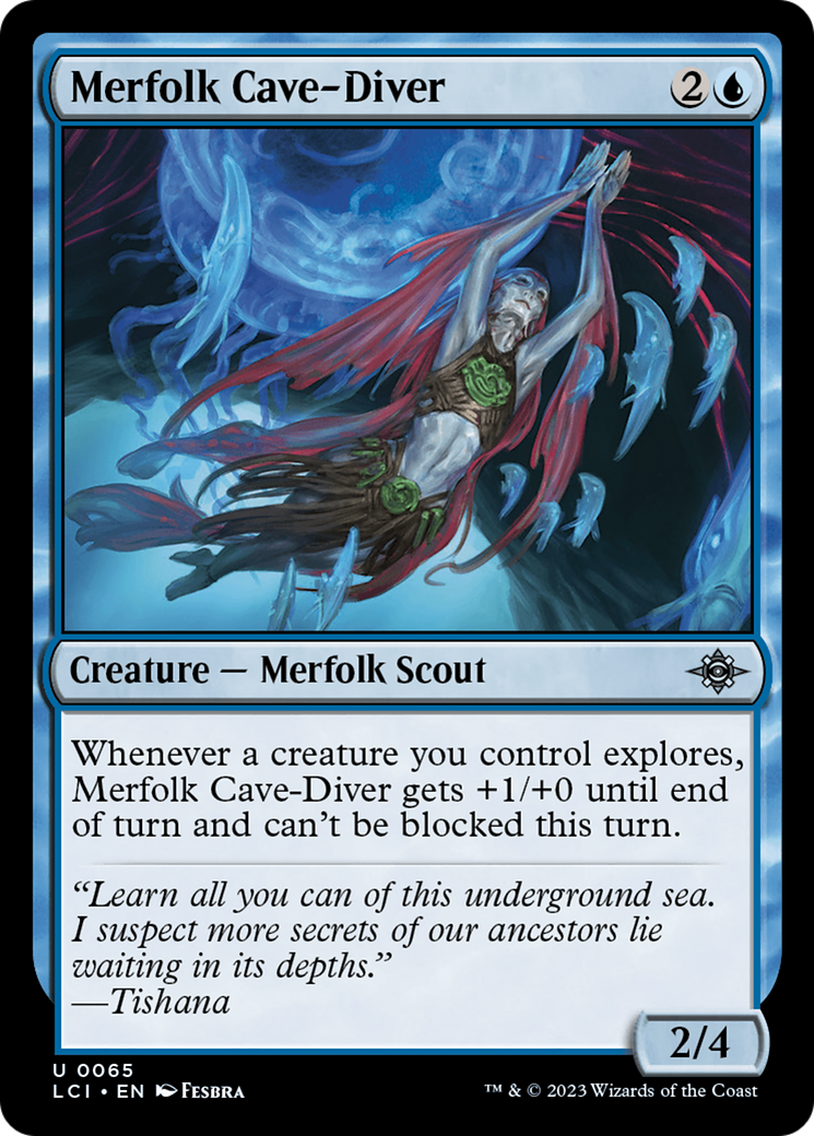 Merfolk Cave-Diver [The Lost Caverns of Ixalan] | Anubis Games and Hobby