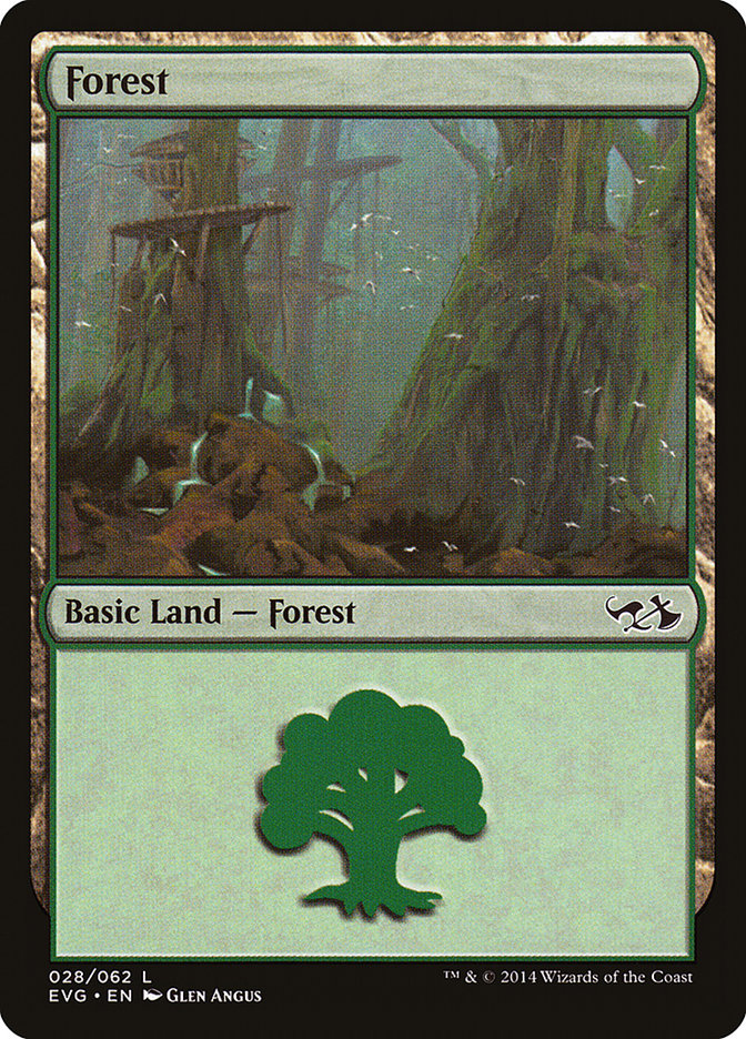 Forest (28) (Elves vs. Goblins) [Duel Decks Anthology] | Anubis Games and Hobby