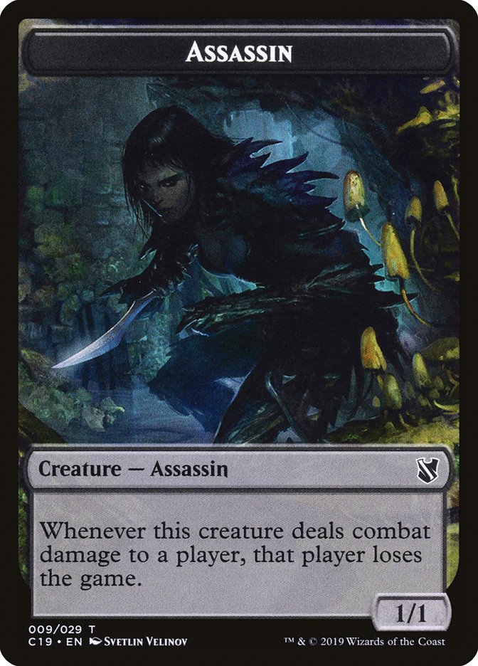 Assassin Token [Commander 2019 Tokens] | Anubis Games and Hobby