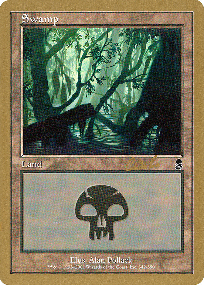 Swamp (cr342) (Carlos Romao) [World Championship Decks 2002] | Anubis Games and Hobby