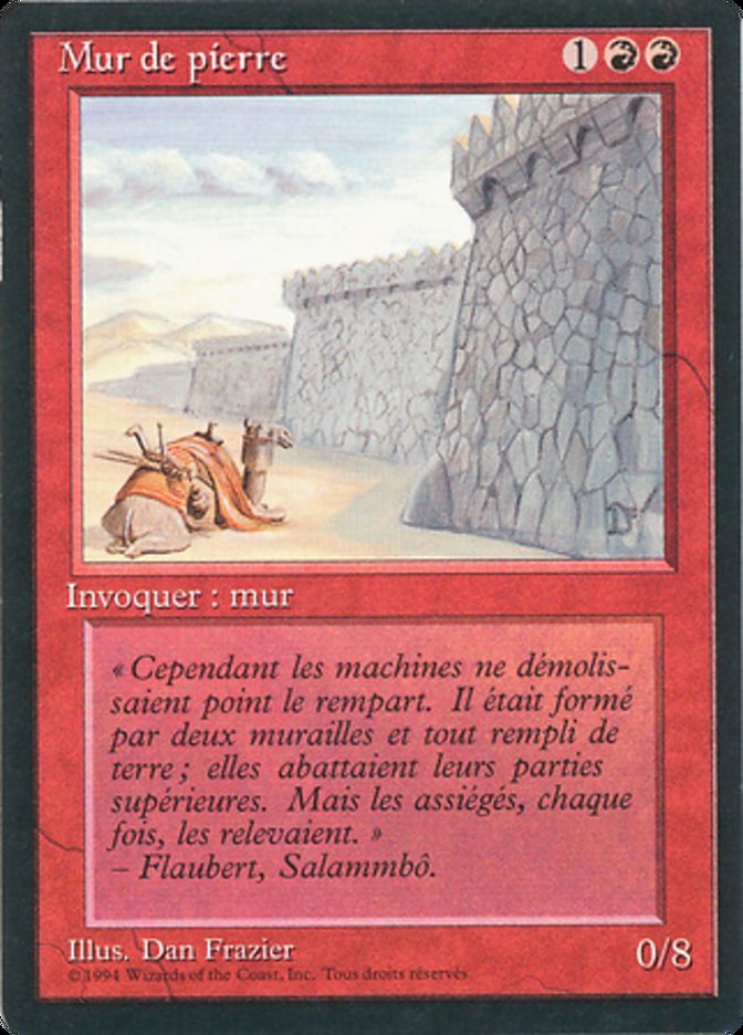 Wall of Stone [Foreign Black Border] | Anubis Games and Hobby