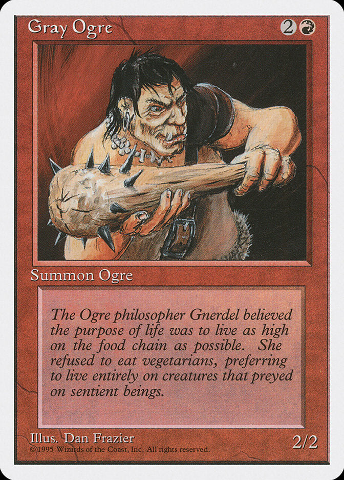 Gray Ogre [Fourth Edition] | Anubis Games and Hobby