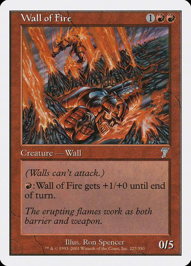 Wall of Fire [Seventh Edition] | Anubis Games and Hobby