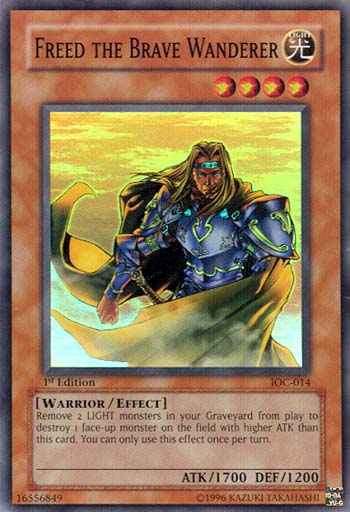 Freed the Brave Wanderer [IOC-014] Super Rare | Anubis Games and Hobby