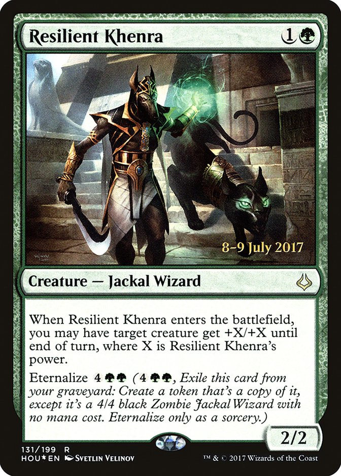 Resilient Khenra [Hour of Devastation Prerelease Promos] | Anubis Games and Hobby