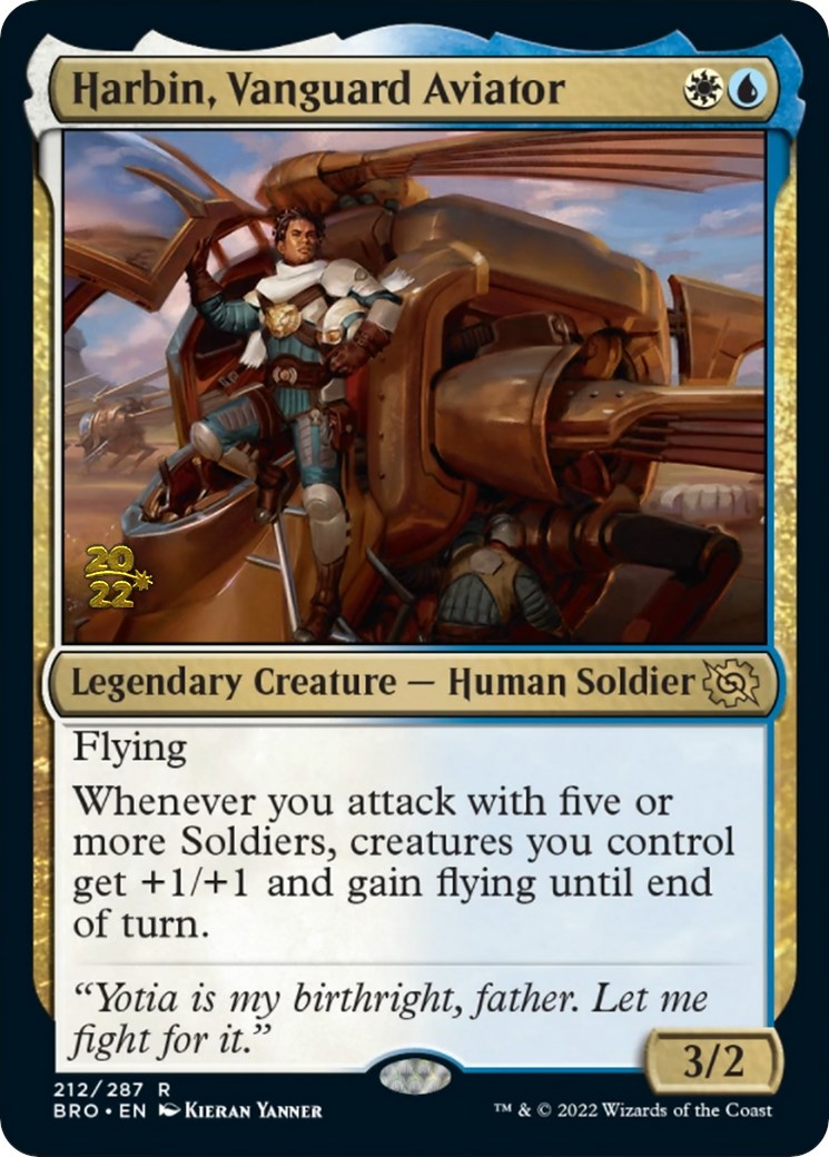 Harbin, Vanguard Aviator [The Brothers' War Prerelease Promos] | Anubis Games and Hobby