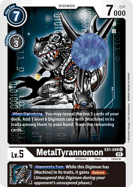 MetalTyrannomon [EX1-049] [Classic Collection] | Anubis Games and Hobby