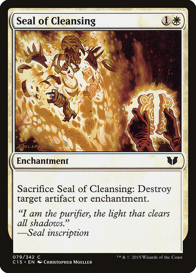 Seal of Cleansing [Commander 2015] | Anubis Games and Hobby