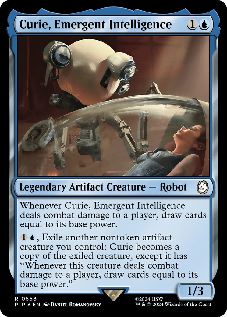 Curie, Emergent Intelligence (Surge Foil) [Fallout] | Anubis Games and Hobby