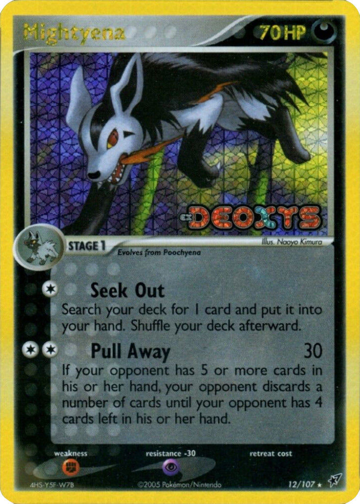 Mightyena (12/107) (Stamped) [EX: Deoxys] | Anubis Games and Hobby