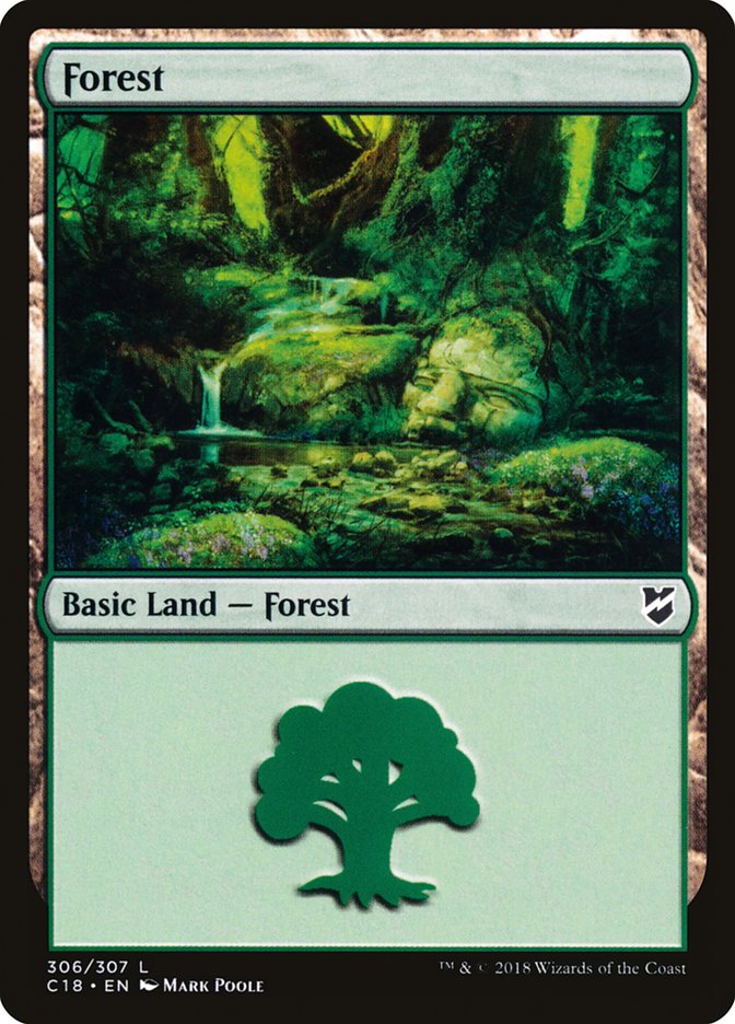 Forest (306) [Commander 2018] | Anubis Games and Hobby