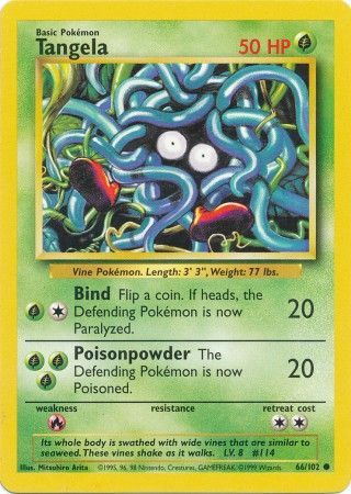 Tangela (66/102) [Base Set Unlimited] | Anubis Games and Hobby