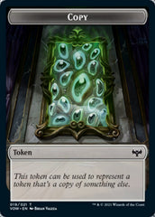 Spirit (002) // Copy Double-Sided Token [Innistrad: Crimson Vow Tokens] | Anubis Games and Hobby