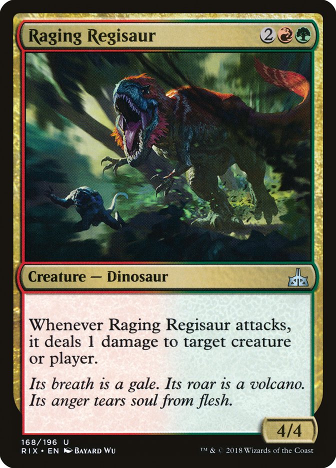 Raging Regisaur [Rivals of Ixalan] | Anubis Games and Hobby