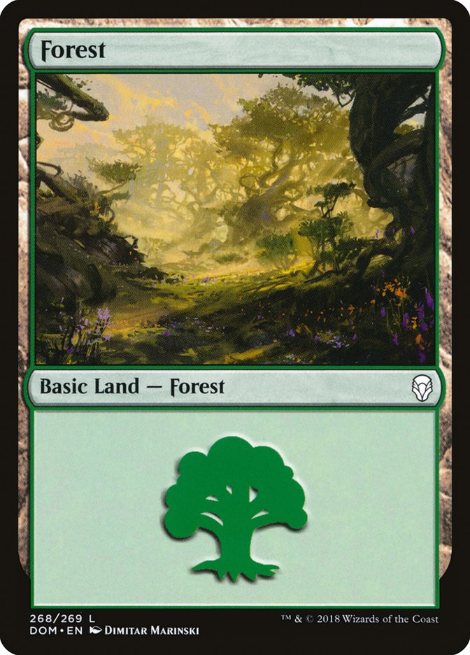 Forest (268) [Dominaria] | Anubis Games and Hobby