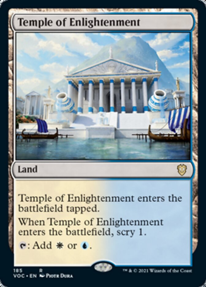 Temple of Enlightenment [Innistrad: Crimson Vow Commander] | Anubis Games and Hobby