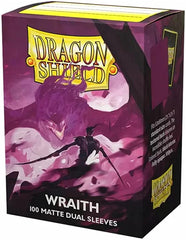 DS Dual Matte Sleeves 100ct - Wraith | Anubis Games and Hobby