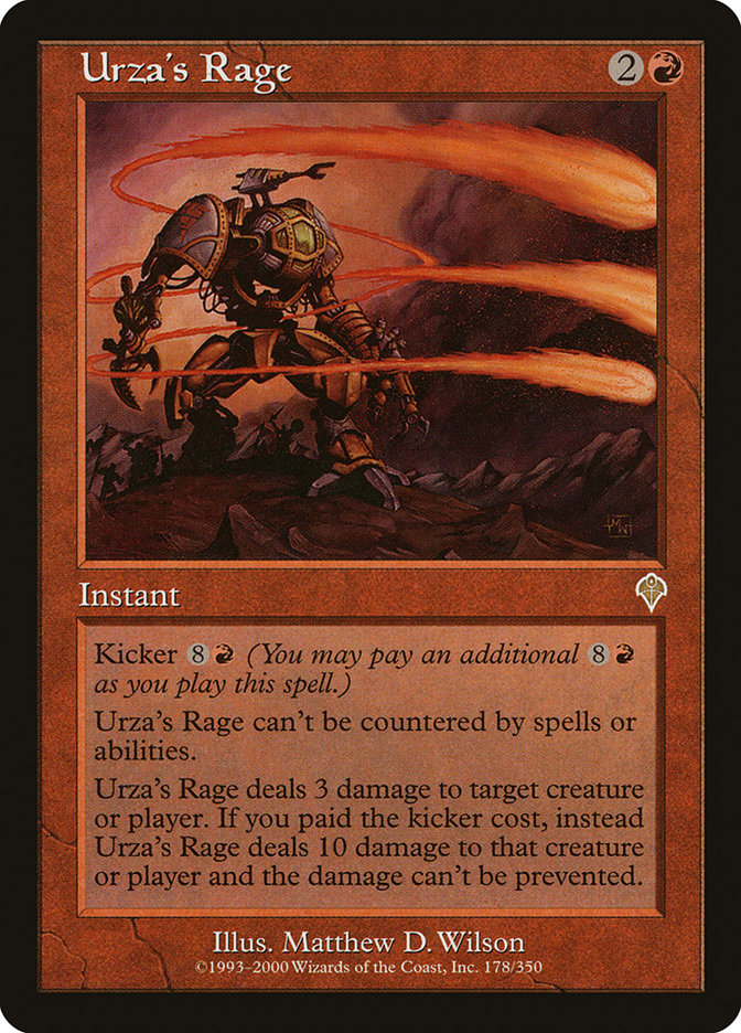 Urza's Rage [Invasion] | Anubis Games and Hobby