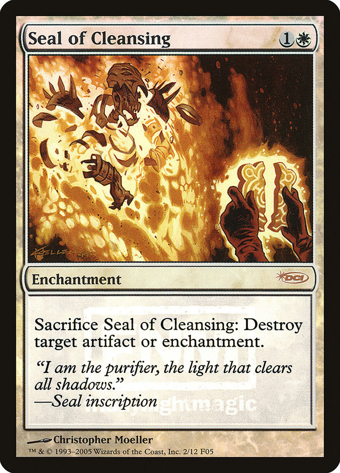 Seal of Cleansing [Friday Night Magic 2005] | Anubis Games and Hobby