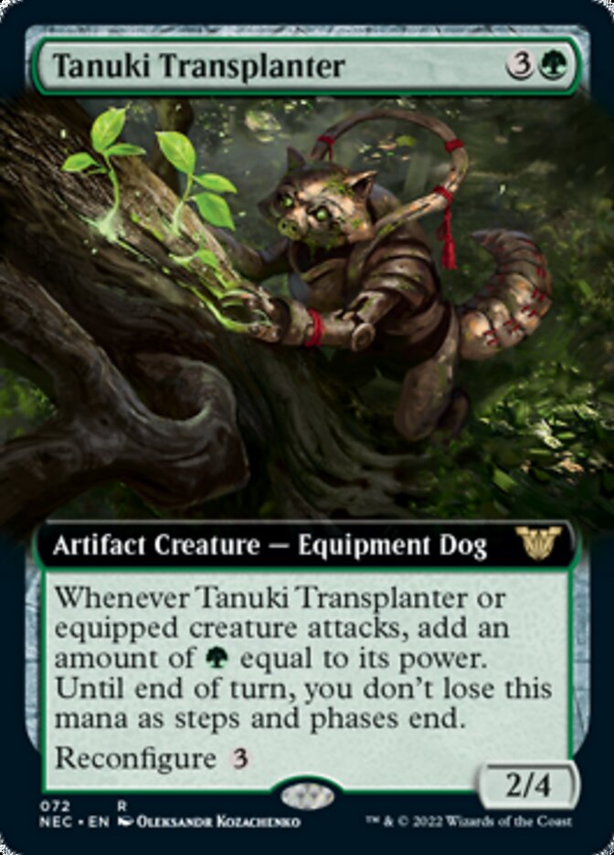 Tanuki Transplanter (Extended Art) [Kamigawa: Neon Dynasty Commander] | Anubis Games and Hobby