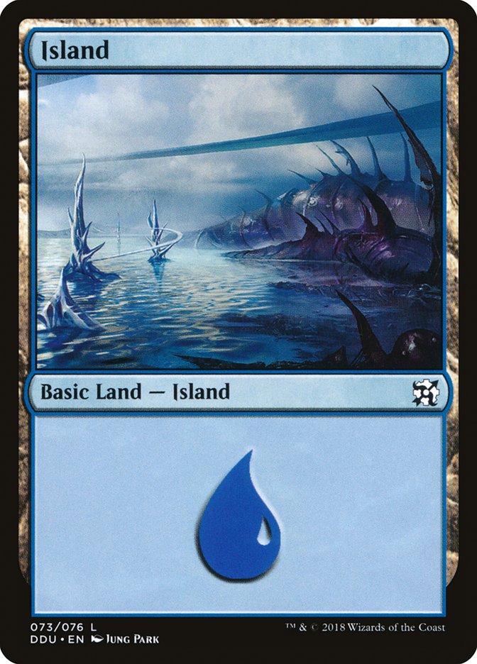 Island (73) [Duel Decks: Elves vs. Inventors] | Anubis Games and Hobby