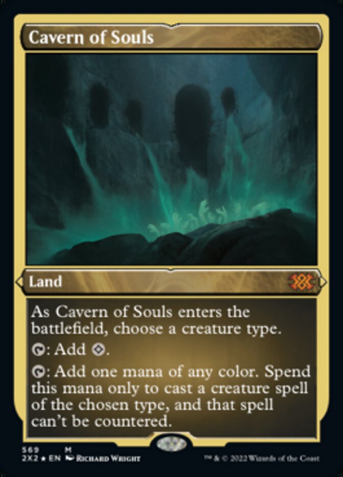 Cavern of Souls (Foil Etched) [Double Masters 2022] | Anubis Games and Hobby