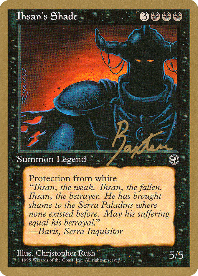 Ihsan's Shade (George Baxter) [Pro Tour Collector Set] | Anubis Games and Hobby