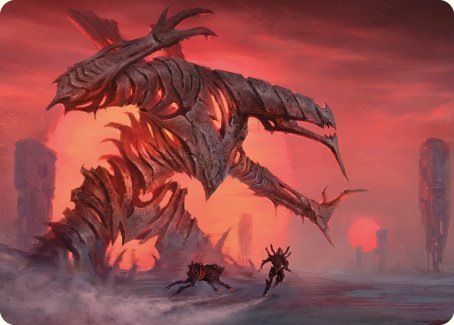 Red Sun's Zenith Art Card [Phyrexia: All Will Be One Art Series] | Anubis Games and Hobby