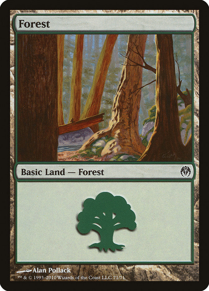 Forest (71) [Duel Decks: Phyrexia vs. the Coalition] | Anubis Games and Hobby