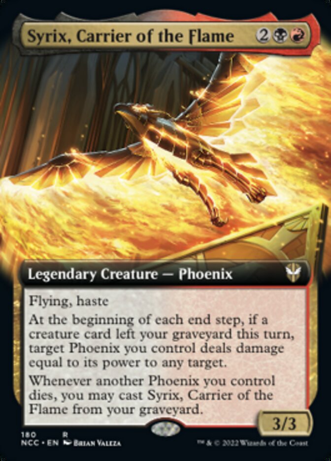 Syrix, Carrier of the Flame (Extended Art) [Streets of New Capenna Commander] | Anubis Games and Hobby