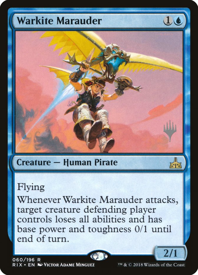 Warkite Marauder (Promo Pack) [Rivals of Ixalan Promos] | Anubis Games and Hobby