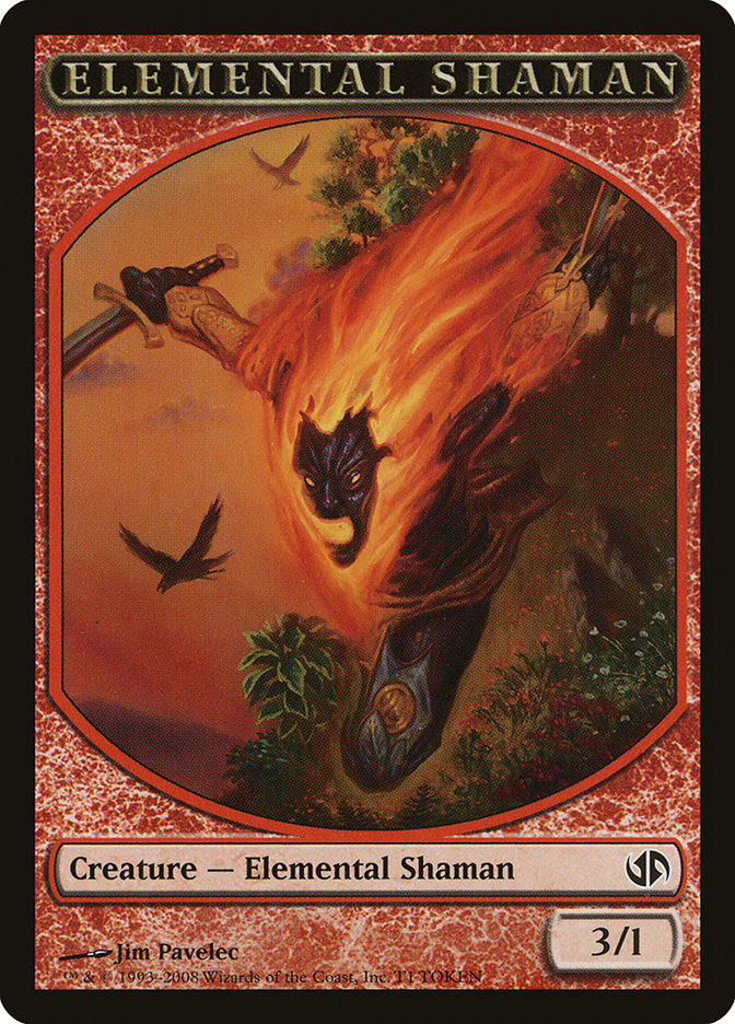 Elemental Shaman Token [Duel Decks: Jace vs. Chandra Tokens] | Anubis Games and Hobby