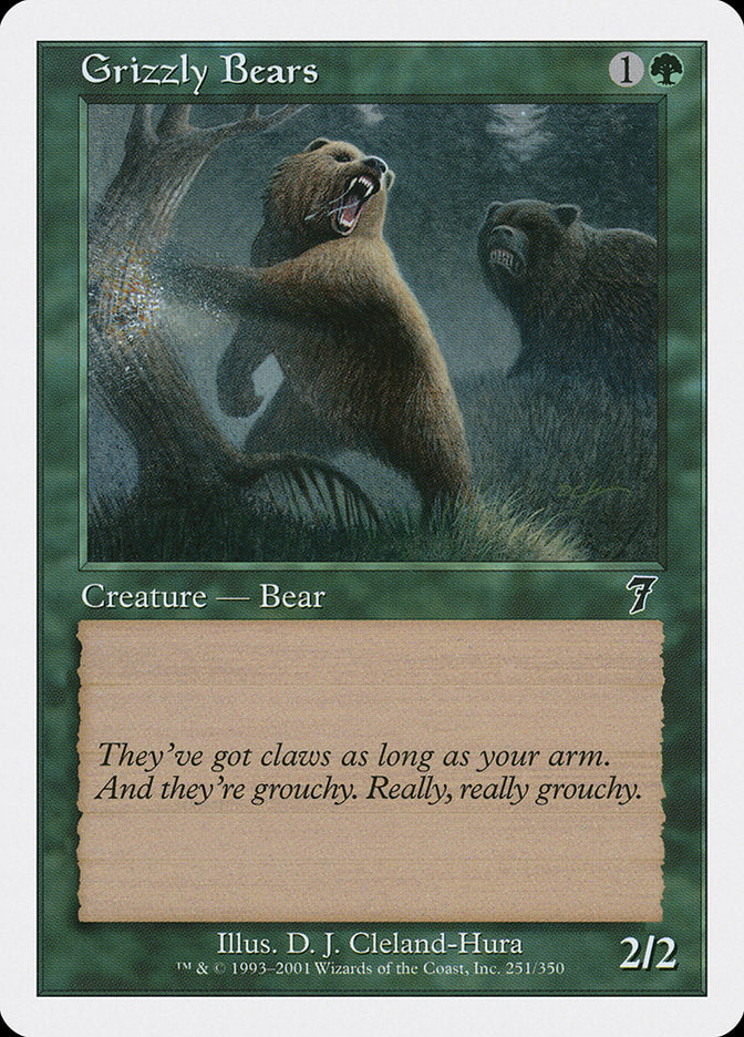 Grizzly Bears [Seventh Edition] | Anubis Games and Hobby