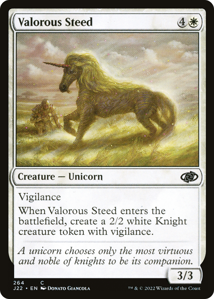 Valorous Steed [Jumpstart 2022] | Anubis Games and Hobby