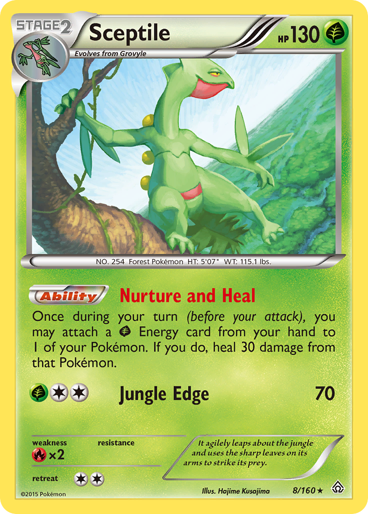 Sceptile (8/160) [XY: Primal Clash] | Anubis Games and Hobby