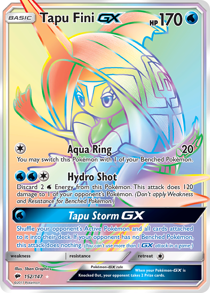 Tapu Fini GX (152/147) [Sun & Moon: Burning Shadows] | Anubis Games and Hobby