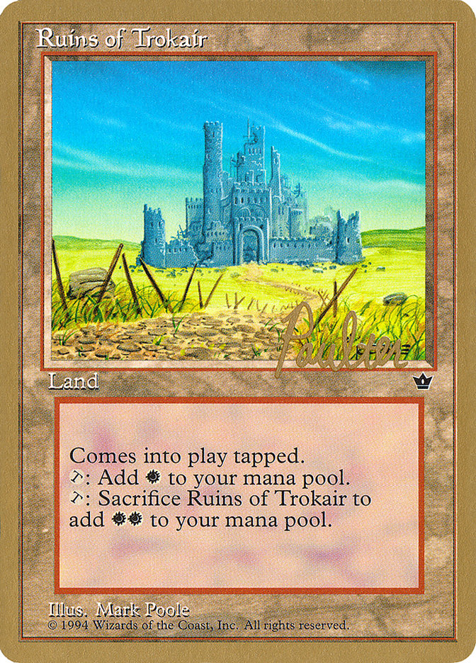 Ruins of Trokair (Preston Poulter) [Pro Tour Collector Set] | Anubis Games and Hobby