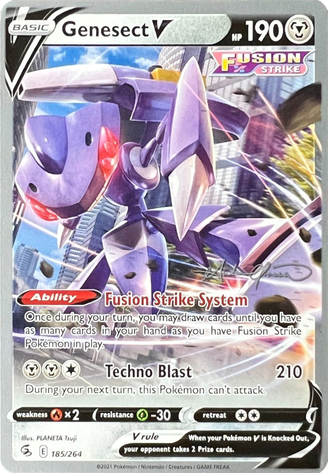 Genesect V (185/264) (The Shape of Mew - Andre Chiasson) [World Championships 2022] | Anubis Games and Hobby