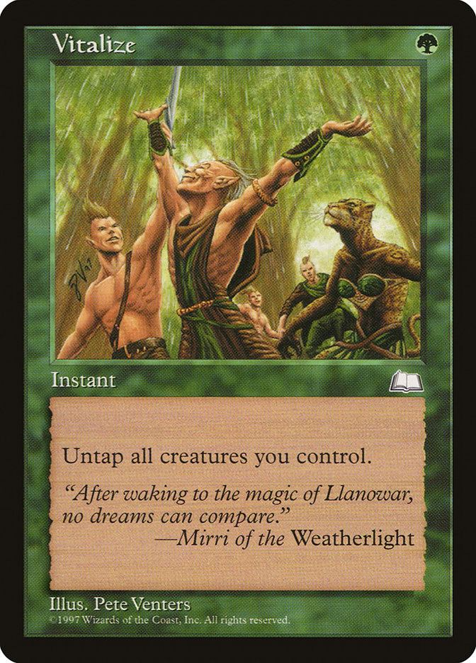 Vitalize [Weatherlight] | Anubis Games and Hobby