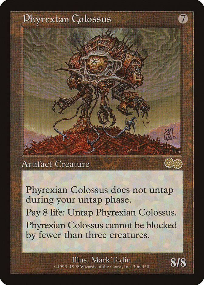 Phyrexian Colossus [Urza's Saga] | Anubis Games and Hobby