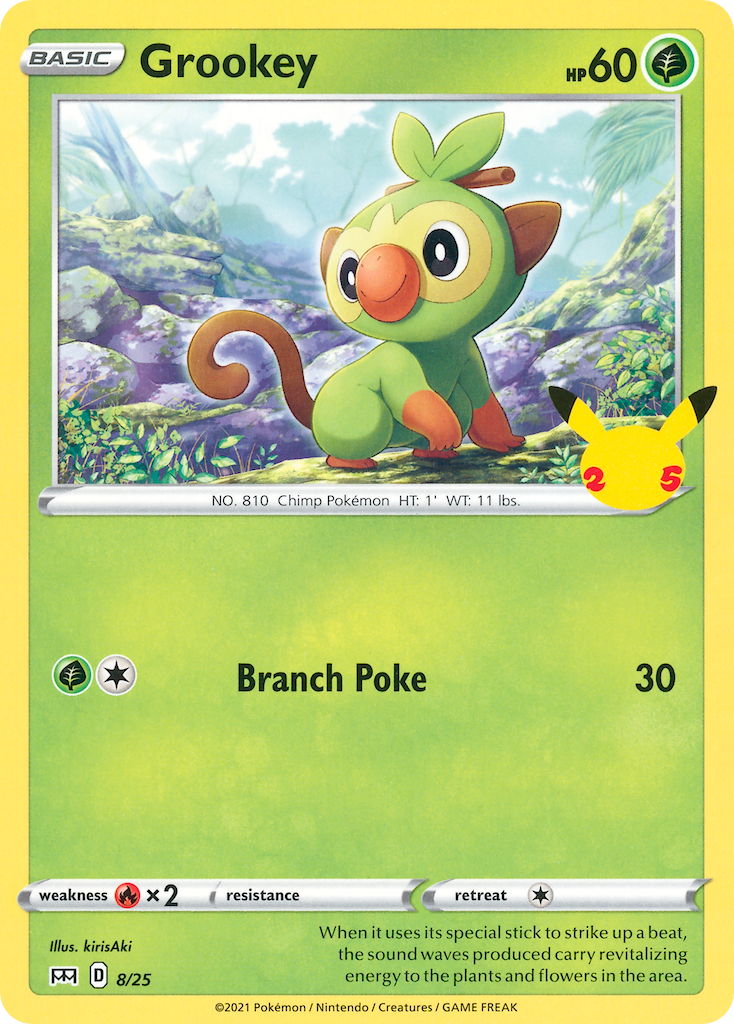 Grookey (8/25) [McDonald's 25th Anniversary] | Anubis Games and Hobby