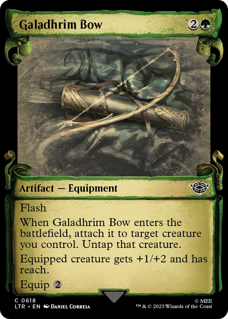 Galadhrim Bow [The Lord of the Rings: Tales of Middle-Earth Showcase Scrolls] | Anubis Games and Hobby