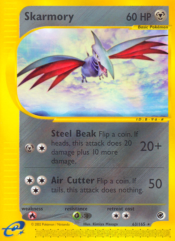 Skarmory (63/165) [Expedition: Base Set] | Anubis Games and Hobby
