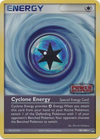 Cyclone Energy (90/108) (Stamped) [EX: Power Keepers] | Anubis Games and Hobby