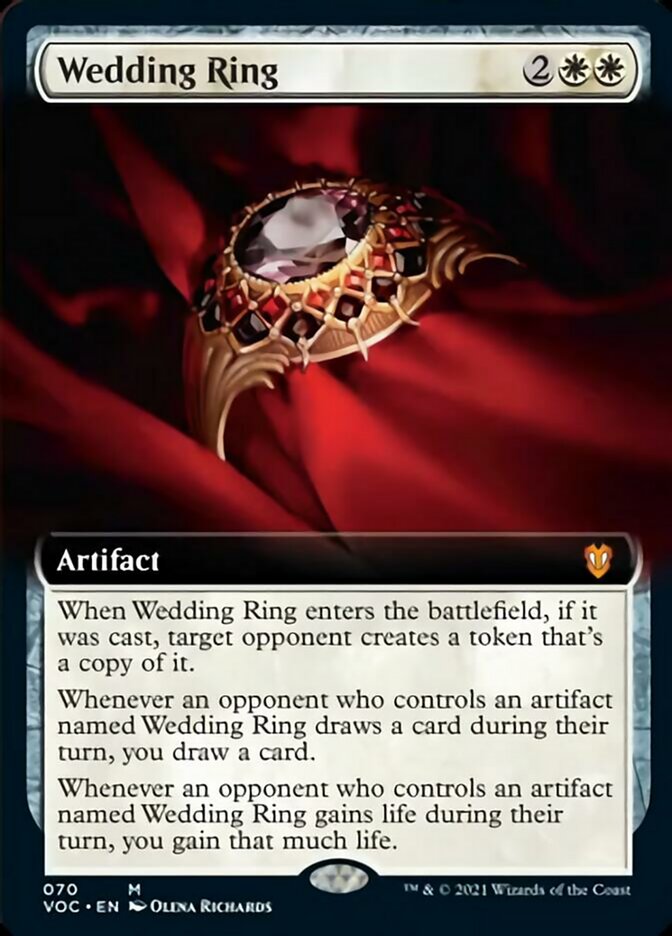 Wedding Ring (Extended Art) [Innistrad: Crimson Vow Commander] | Anubis Games and Hobby