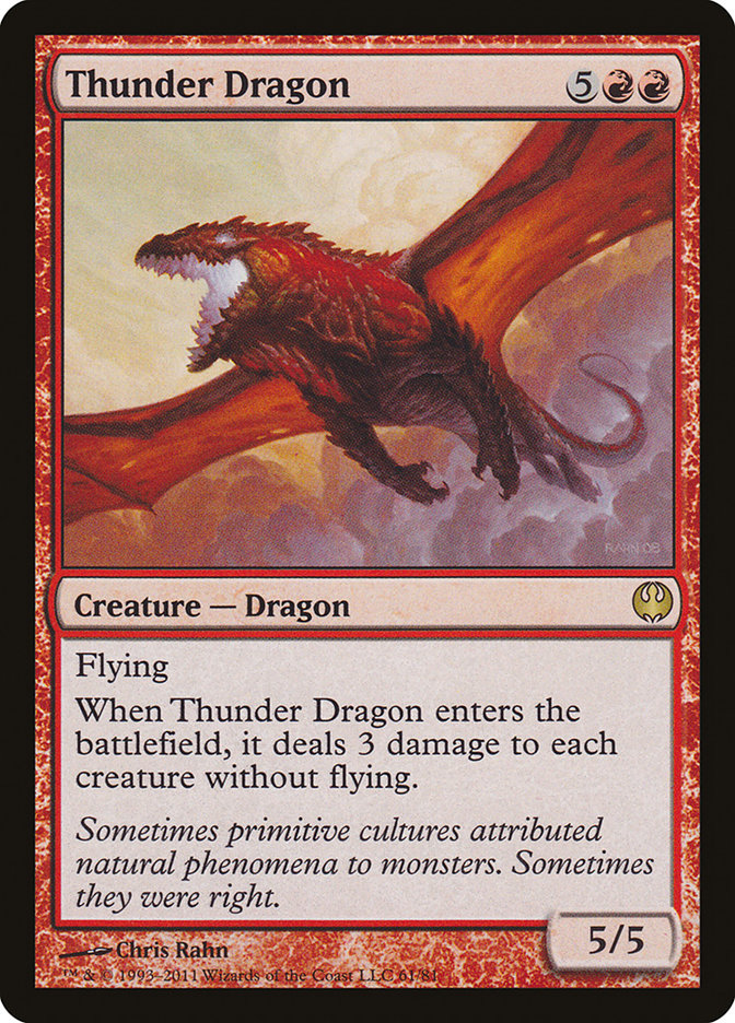 Thunder Dragon [Duel Decks: Knights vs. Dragons] | Anubis Games and Hobby