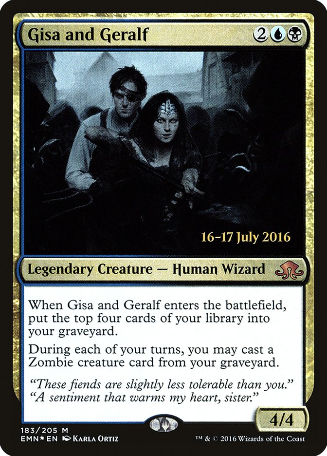 Gisa and Geralf [Eldritch Moon Prerelease Promos] | Anubis Games and Hobby