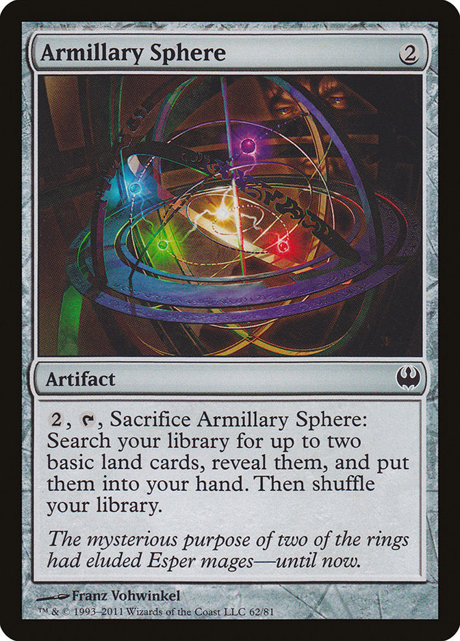 Armillary Sphere [Duel Decks: Knights vs. Dragons] | Anubis Games and Hobby