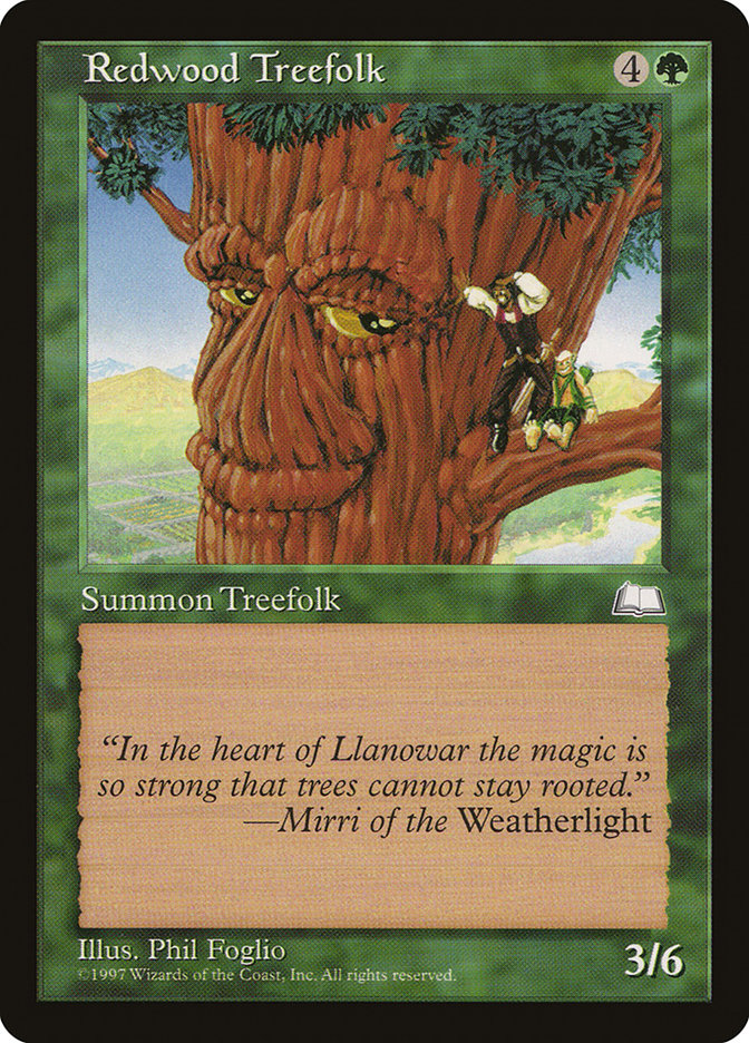 Redwood Treefolk [Weatherlight] | Anubis Games and Hobby