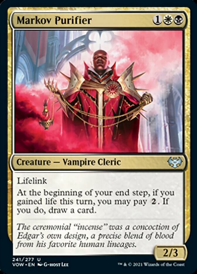 Markov Purifier [Innistrad: Crimson Vow] | Anubis Games and Hobby